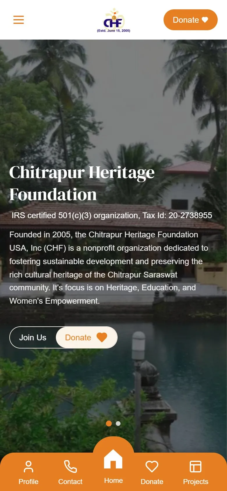 Chitrapur Heritage Foundation on mobile